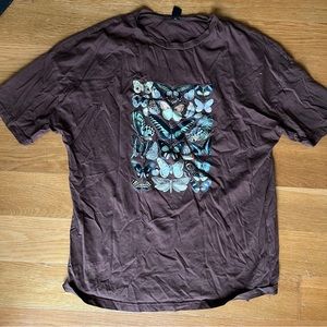 Shein butterfly graphic t shirt